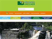 Tablet Screenshot of growinggreener.info